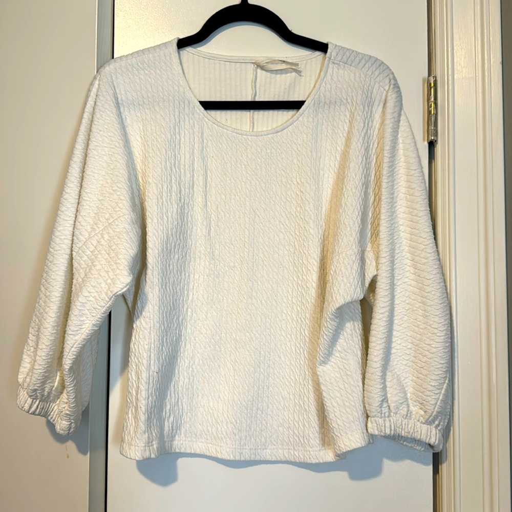 Comfy white anthro top